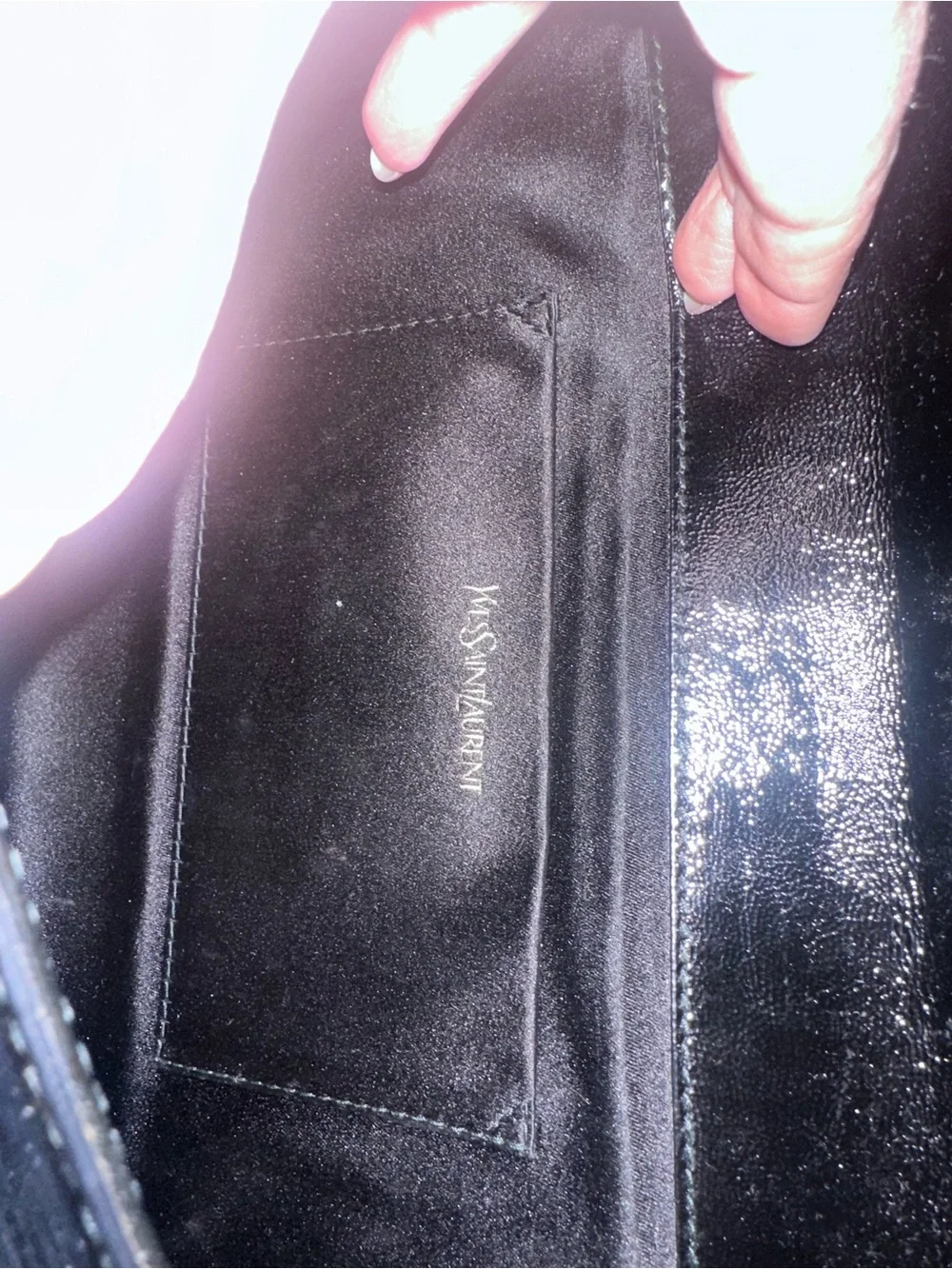 Yves Saint Laurent Black Patent Leather - Picture 4 of 6